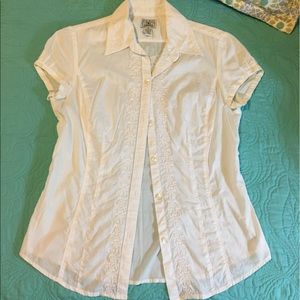 🍀 Lucky Brand White Cotton Blouse 🍀