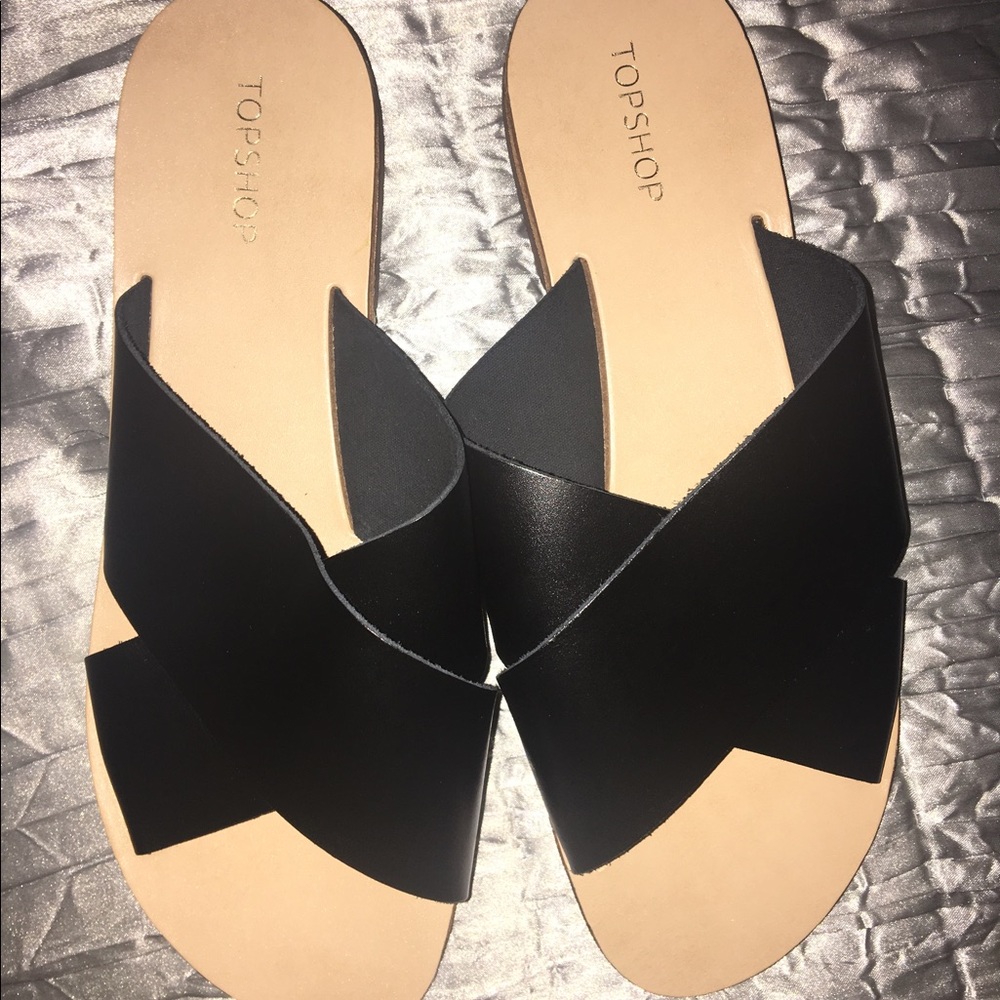 Topshop Hawaii crisscross sandal