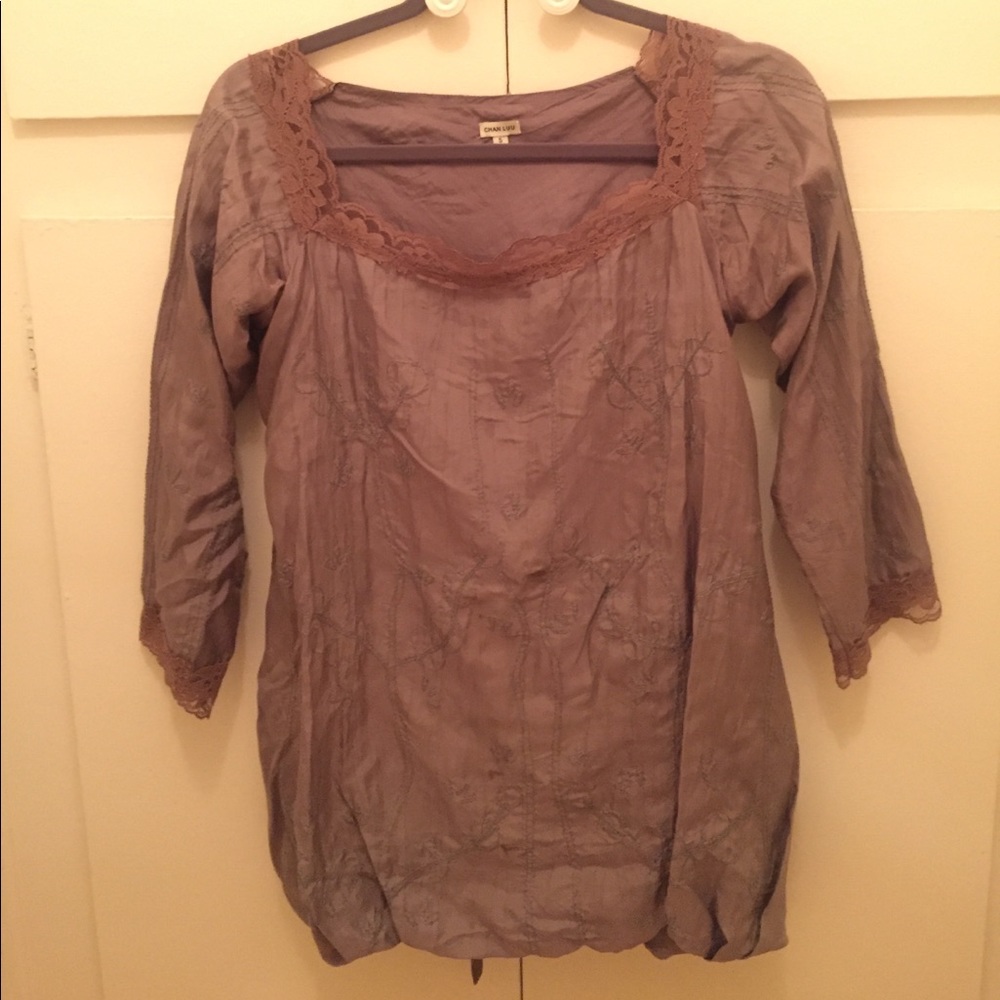 Chan Luu small 100% silk top