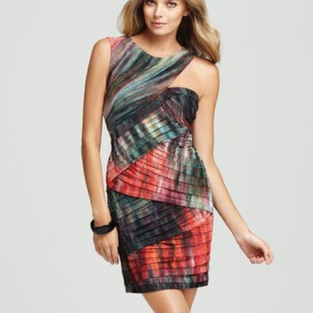 Authentic BCBGMaxAzria Roxanne Diagonal Dress