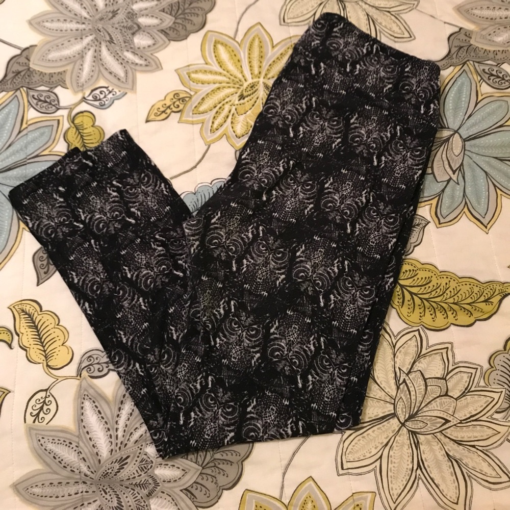 LulaRoe TC Owl leggings