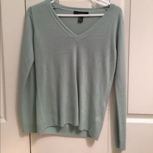 Light Blue V-Neck Sweater