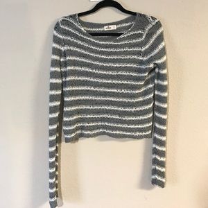 Hollister striped pullover small