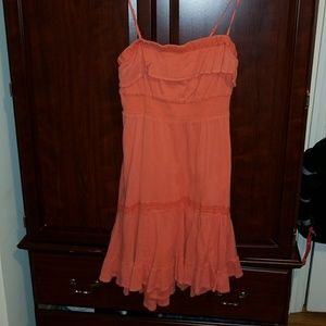 Apricot summer dress