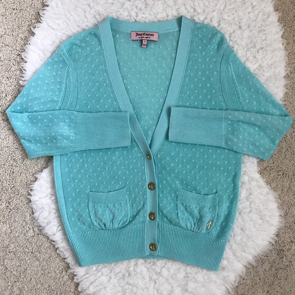 Juicy Couture Ocean Blue/Green Cardigan