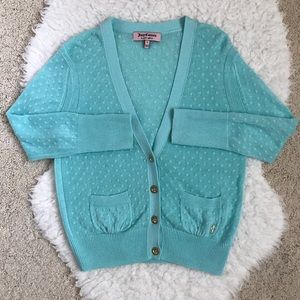 Juicy Couture Ocean Blue/Green Cardigan