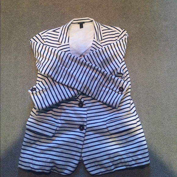 J. Crew Jackets & Blazers - J. Crew Stripe Blazer