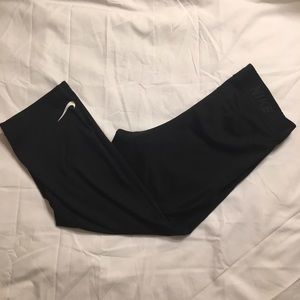 Black Nike Crops