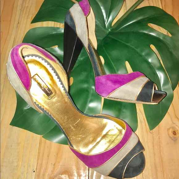 Report Signature Shoes - 💜💗Report Signature Suede Heels