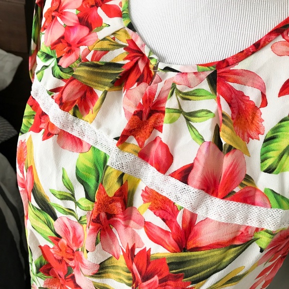 J. Crew Collection Sleeveless Blouse in Hibiscus - Picture 6 of 8