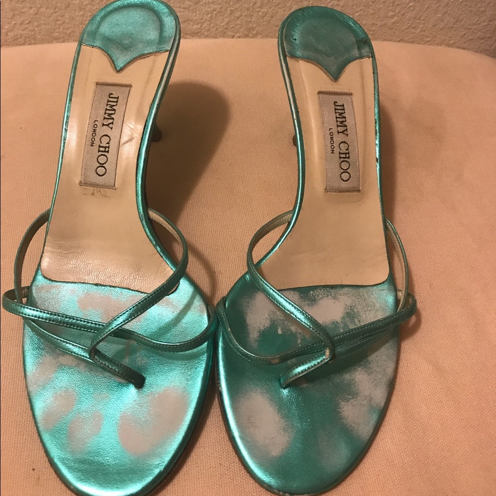 Jimmy Choo Strappy High Heeled Sandal