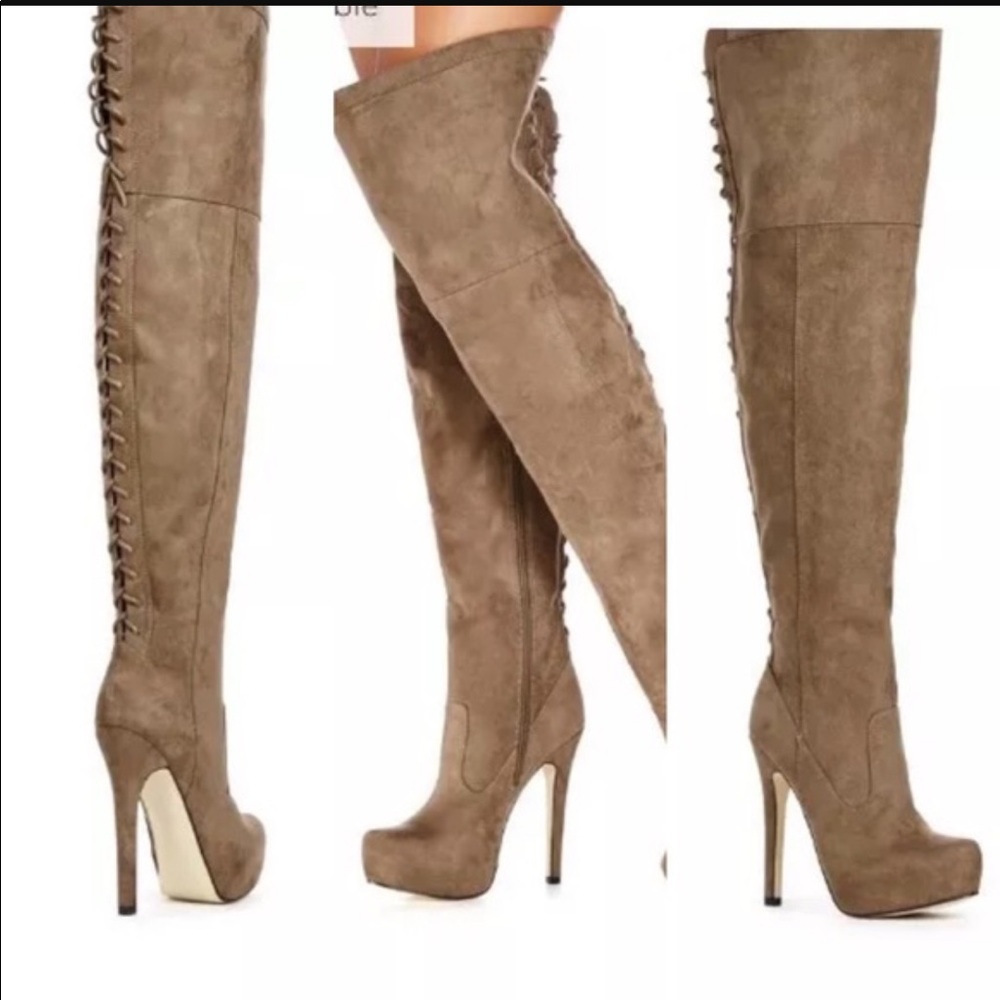 Brown Boot heels