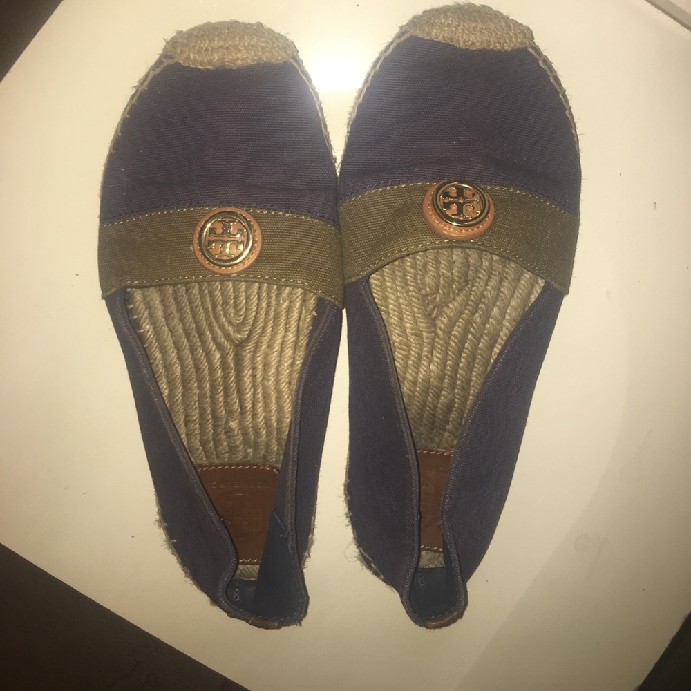 Tory burch slip on espadrilles