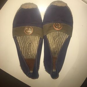 Tory burch slip on espadrilles