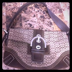 Authentic Beautiful Brown coach purse