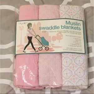 Baby - 3 Pack Muslin Swaddle Blankets