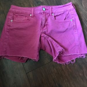 American eagle size 6 bright pink shorts.