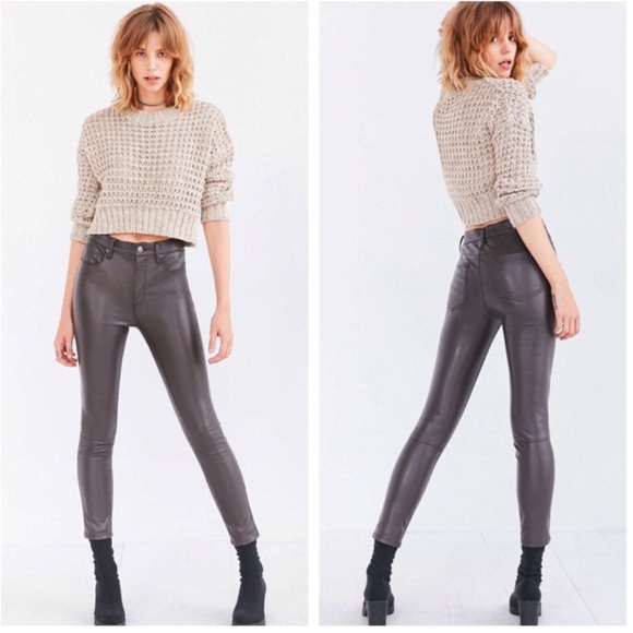 bdg leather pants