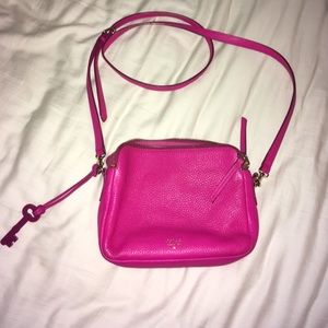 Fuchsia Fossil Bag