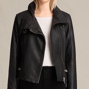All Saints Bales Biker Leather Jacket