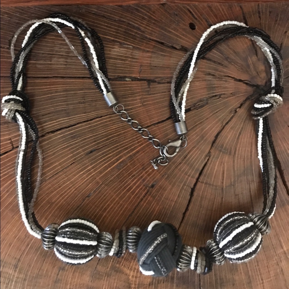 Vintage Beaded Bauble Necklace