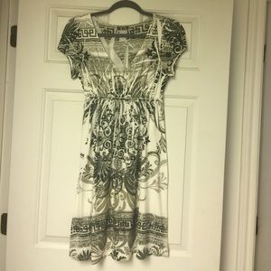 Jeweled Super Soft Burnout Dress.