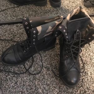 Black Combat Boots