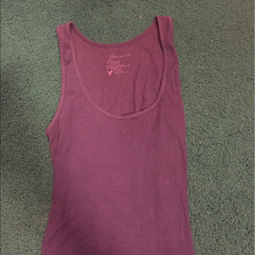 Dark purple tank top