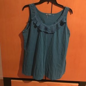 Ruffled tank top