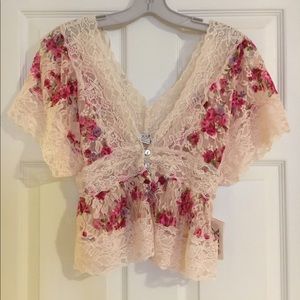 Woven shirt/cardigan