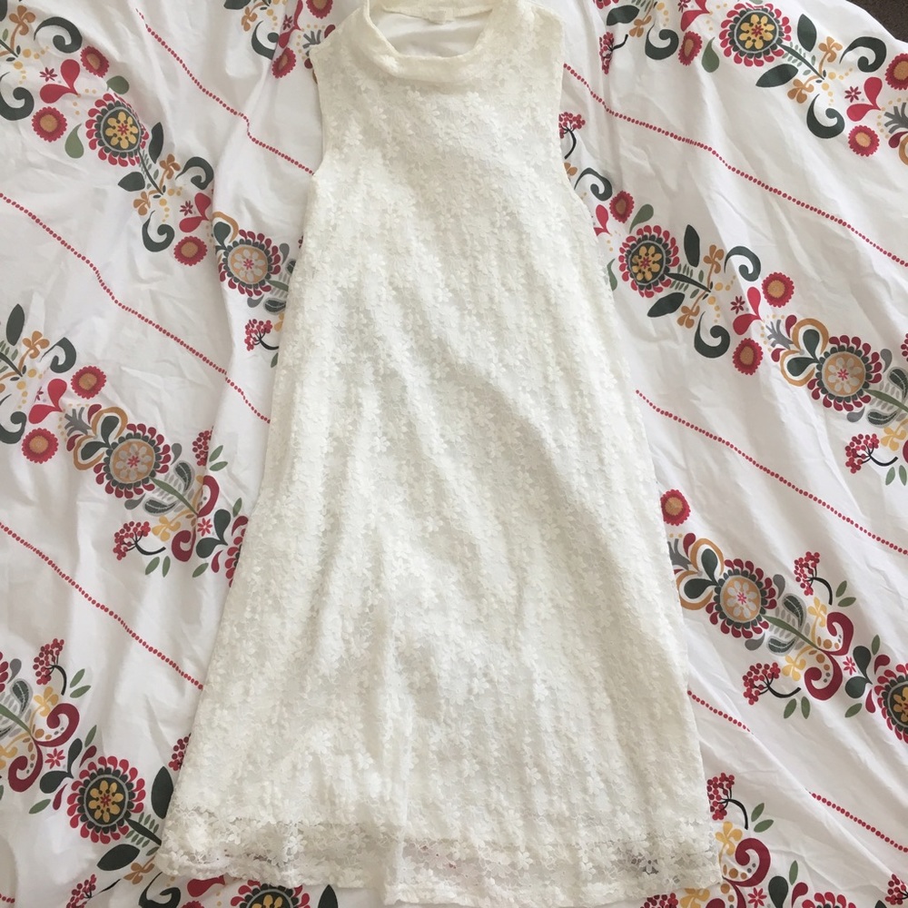 lacy a line dress