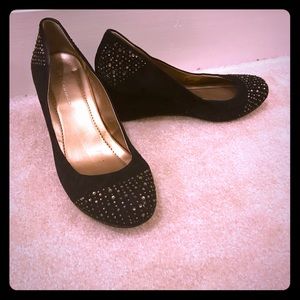 BCBGeneration Black Wedge