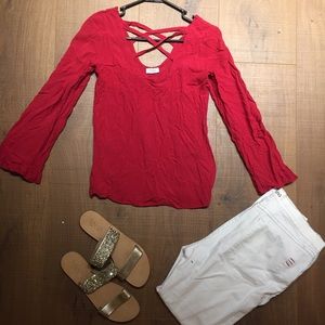 Tobi Criss Cross Blouse ✨