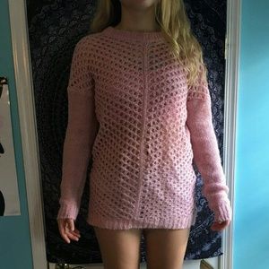 Pink sweater