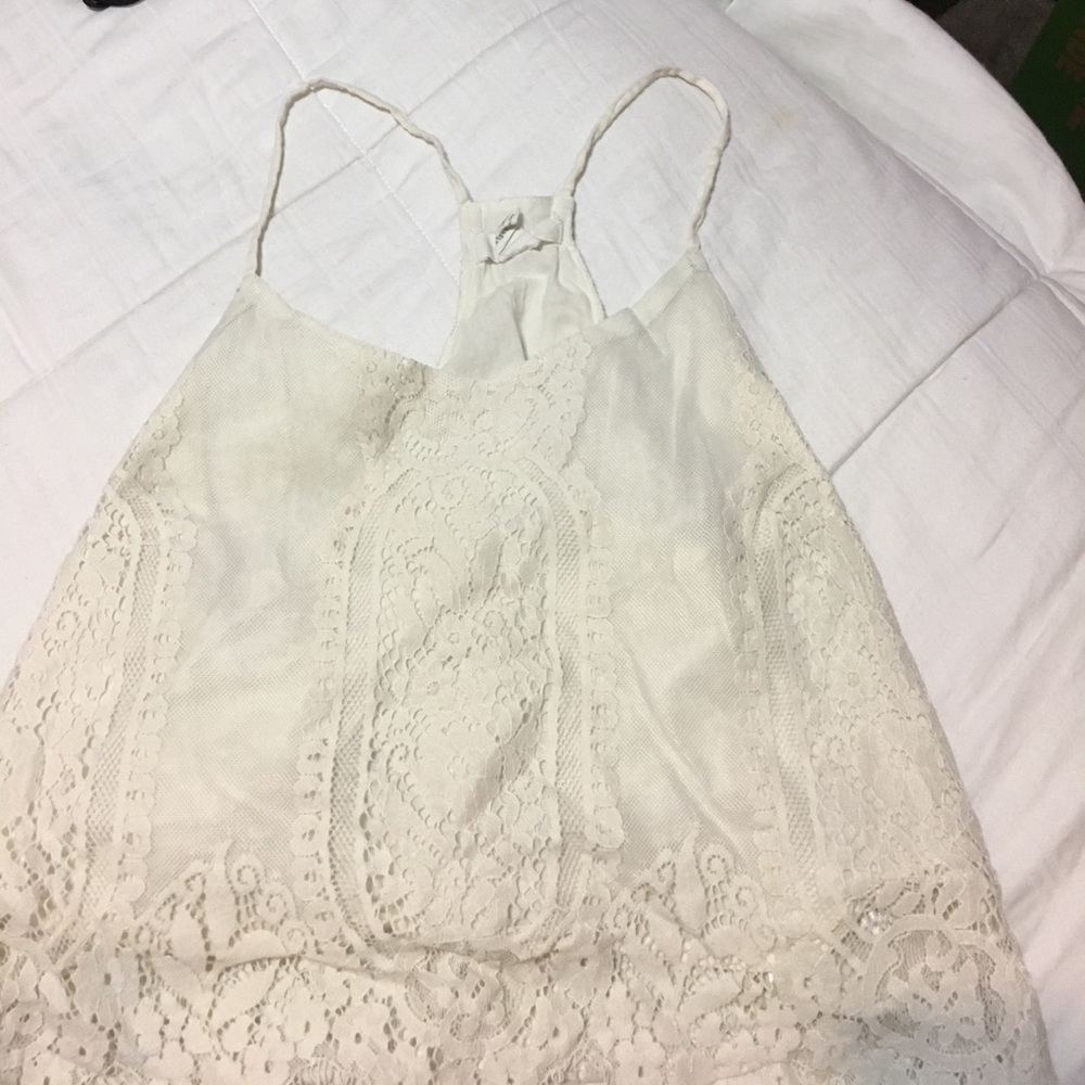 Lace tank top