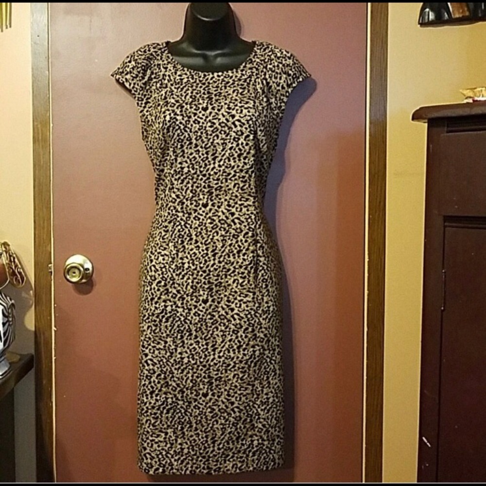 Calvin Klein Leopard Dress