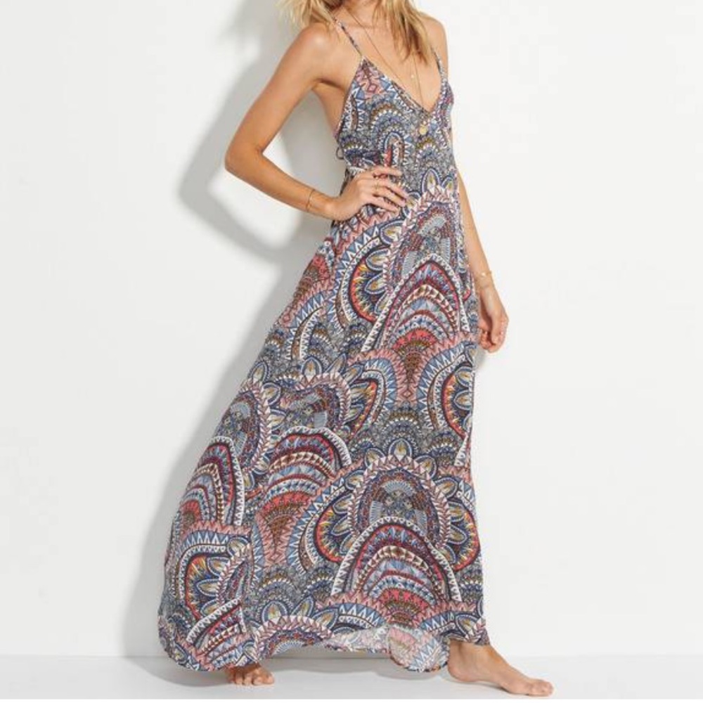 Billabong places to me maxi dress