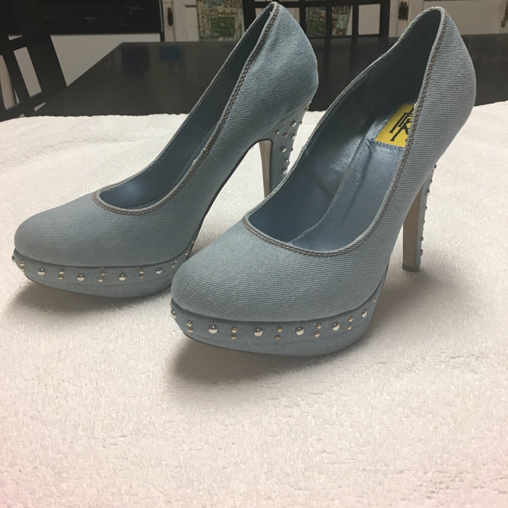 3 1/2 studded heels