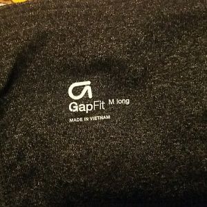 gap fit m long grey pants