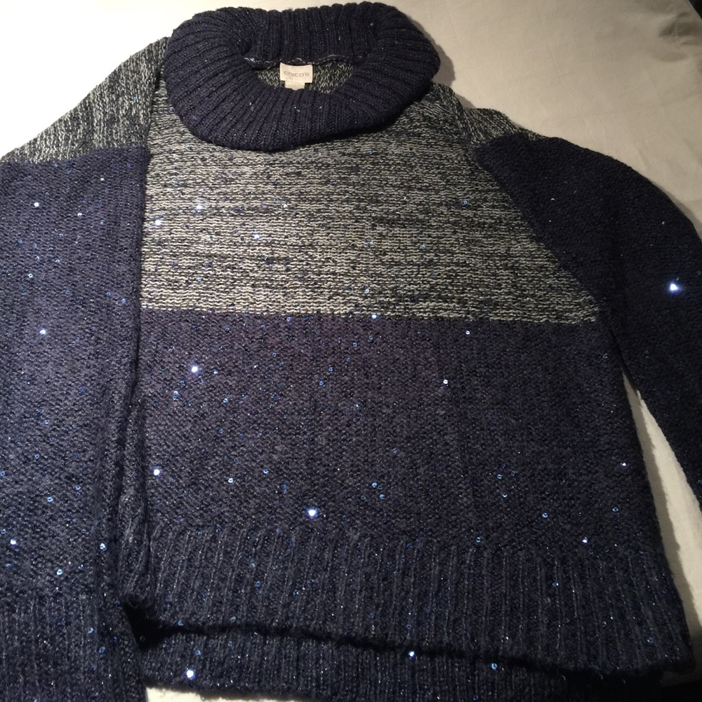 Chico's two colors sweater(#