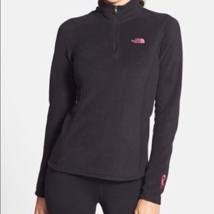 The North Face - 1/4 zip breast cancer pullover