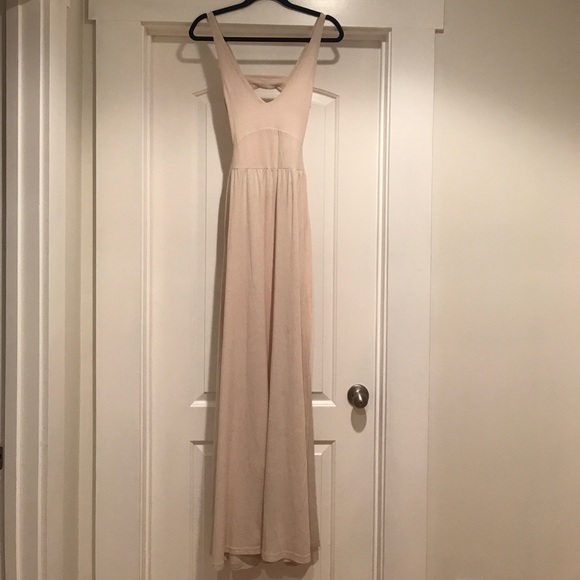 sabine Dresses & Skirts - Backless cream maxi dress