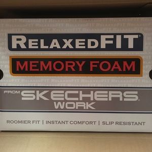 Skechers Relaxed Fit slip resistant work shoes