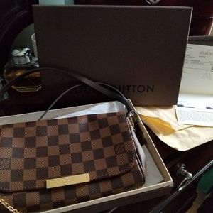 Authentic Louis Vuitton Favorite PM Damier