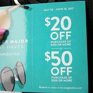 sunglass hut promotion code