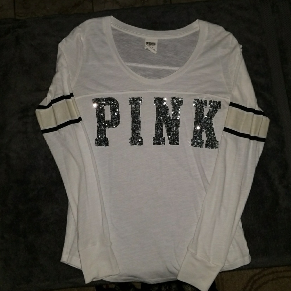 VS pink sequined shirt