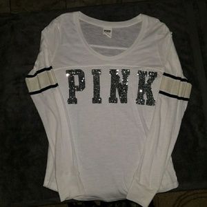 VS pink sequined shirt