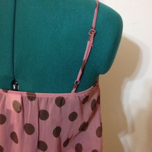 HOST PICK❤️Heart Soul sheer pink and brown tunic - Picture 7 of 8