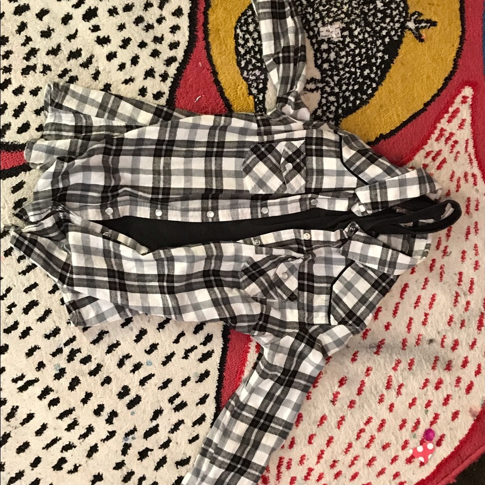 Flannel with tank top