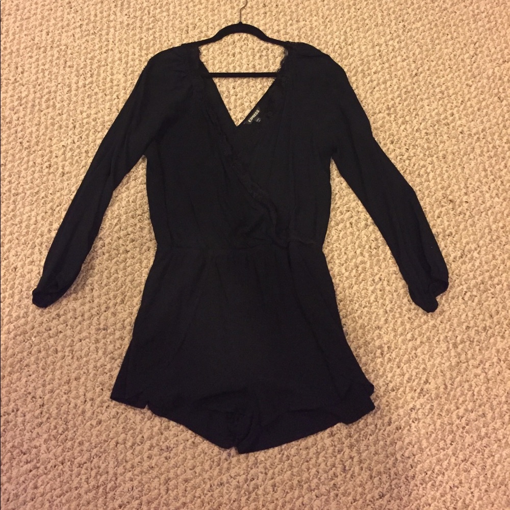 Black romper.